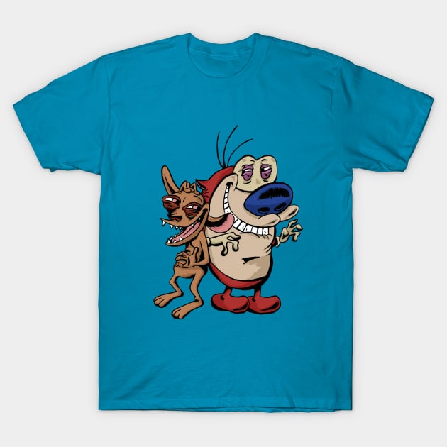 Ren and Stimpy T-Shirt by Black Snow Comics